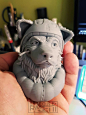 Wolf!, Simone Rasetti : 3D Printing: Wanhao Duplicator 7
3D Model: ZBrush