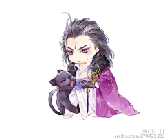 好孩子乖乖！采集到素材√小说封面√Q版【古代】