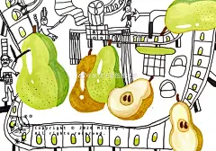  神秘的水果工厂 ｜ 7-8周岁学员作品

你们知道需要几步才能把水果变成超市里的果汁吗，答案就在我们的画面中，米仓的神秘水果加工厂开业了，镜头拉近带你看看生产线上的都在发生着什么变化！
操作工正在流水线上进行着大量繁琐的生产，粗加工的清洗和切片工作，精加工的装瓶打包环节都让整个生产 ​​​​...展开全文c
