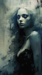 Stunning Dramatic character concept art in the style of Anna Dittmann and Mark Demsteader, Jeremy Mann