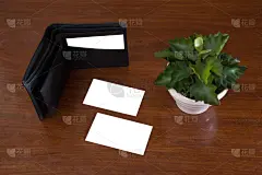 名片,空白的,笔记本电脑,美国,水平画幅,绿色,无人,钱包,木制,皮革