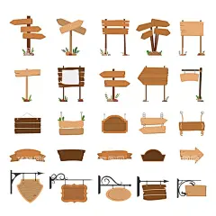 木牌  - 源文件下载【酷图网】指路牌,手绘木牌路牌,木牌路牌,矢量素材,木牌路牌图,木牌路牌素材,手绘木头,木材,木板,木纹,路牌,指示牌,导向牌,设计,广告设计