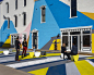 第六街艺术小巷，美国印第安纳州 / LAA Office : “拼缝”元素创造富有活力的公共空间