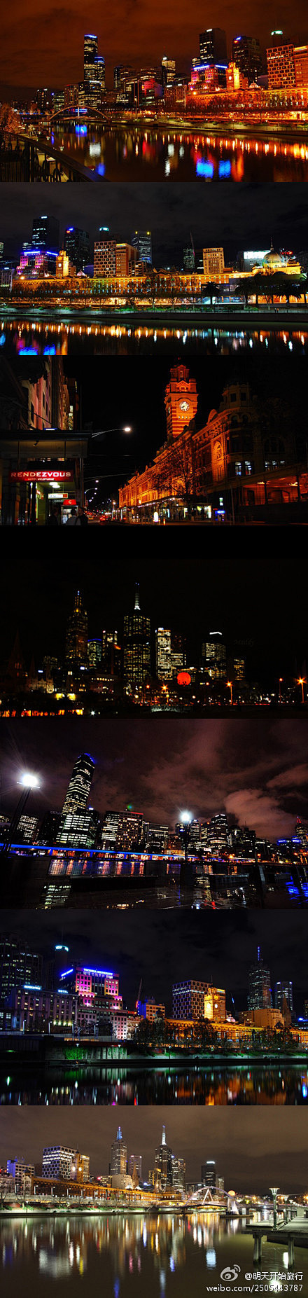 墨尔本夜色，这是一座和璀璨灯光做伴的城市...