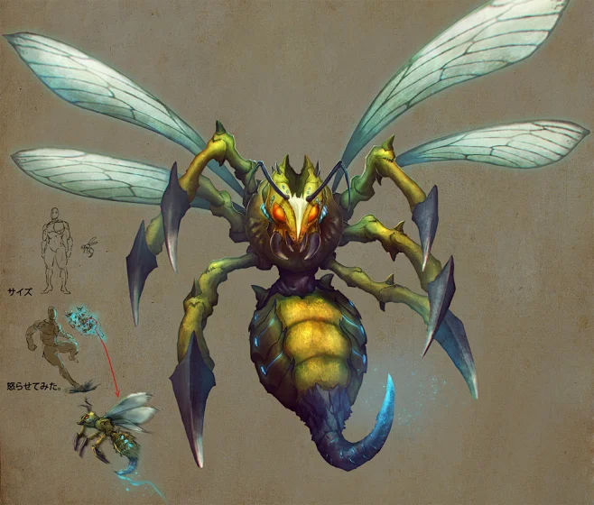 Lighting Bee by Yoso999-花瓣网