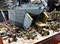Unloading 1/35 Scale Model Diorama