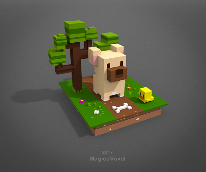 MagicaVoxel像素风格