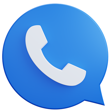 Call Chat 3D Illustr...