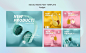 Gadget concept social media post template Free Psd