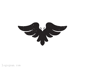 标志说明：老鹰logo标志设计。