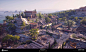 Assassin's Creed Odyssey - Paros Island, Danny Hung : Paros Island has its theme surrounded by marble industry, the harbor is often busy with the export activities, the city sure is home to many sculptors working on the freshly excavated mineral, not to m