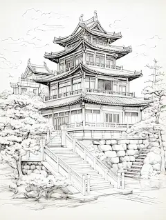 古代建筑 ｜ 建筑可商用素材