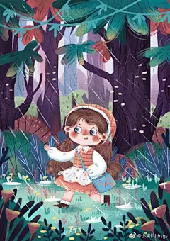 儿童插画超话 儿插，今日公开课，需要笔刷来课堂领取 ​​​​