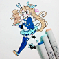 My OC Tamy
Me resfríen :____3 y mientras descansaba hice un dodler simple de Tamy, no la hago nunca así que aproveché el tiempo que tenía.
#kawaii #moe #copic #traditional