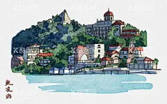 鼓浪屿  - 源文件下载【酷图网】漫画,建筑,传承,文化,壮丽,景点,旅游景点,鼓浪屿,大海,
