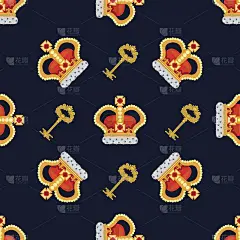无缝模式皇冠君主和金钥匙。