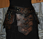 leather armor belt assy by Lagueuse.deviantart.com on @DeviantArt