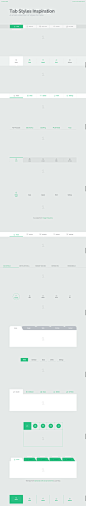 Tab Styles Inspiration A small collection of styles for tabs