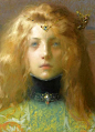 Jeune Fille De Face detail, 1899  Lucien-Victor Guirand de Scévola