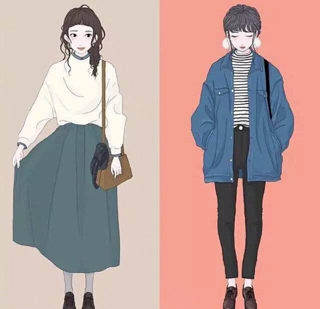 #手绘# #穿搭#