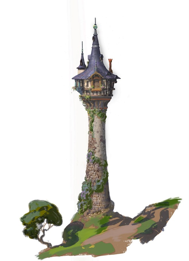 【Tangled】魔发奇缘的概念艺术设定...