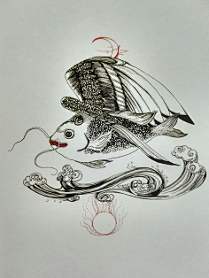 《山海经》-花瓣网|陪你做生活的设计师 | 【观山海】山海经异兽录