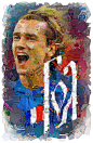 Russia 2018: Digital Collages by Charis Tsevis : Greek artist Charis Tsevis created these fantastic digital portraits of famous soccer players in anticipation of the upcoming World Cup in Russia next year.

“Based on the traditional Russian quilting patch