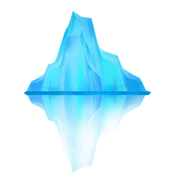 冰山雪山雪景冰川PNG素材