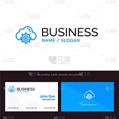 云,名片,品牌名称,模板,分离着色,传媒,商务,数据,布置,沟通