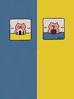 火的不得了情侣猪系列手机壁纸背景图 拿去甜 : 火的不得了情侣猪系列手机壁纸背景图 拿去甜