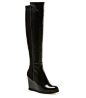 Demiswoon Stuart Weitzman boot, an updated 5050. Black leather.