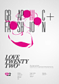 Love 22 Graphic Fashion on Behance 平面 海报 排版 poster layout 【之所以灵感库】