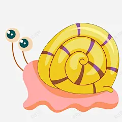 手绘卡通蜗牛高清素材 页面网页 平面电商 创意素材 png素材