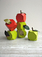 'Lo-res' Apple Ornaments - Loglike