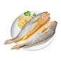 黄花鱼新鲜冰冻深海鱼海鲜水产新鲜3条顺丰包邮 每条450-550g-tmall.com天猫