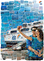 Turquoise mosaics for İDO (Istanbul Fast Ferries) : Turquoise mosaics for İDO (Istanbul Fast Ferries)A series of mosaic illustrations created for İDO (İstanbul Deniz Otobüsleri) Istanbul Fast Ferries Co Inc.  Artworks full of sea, sun and culture.