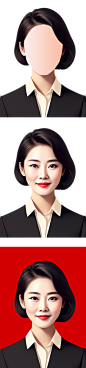 头像-女-正装-通义万相-Ai创作-大连市