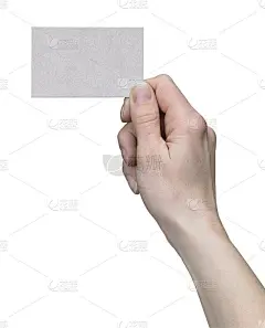手拿卡片