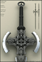冷兵器 刀剑匕首 武器概念设计