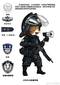 风雨三十载！木木花喵警司带您领略中国特警的发展历程。 ​​​​