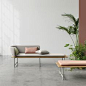 For the new Gloster Atmosphere collection, Danish designer Cecilie Manz has drawn from observing couples, groups, friends and families interacting in seating areas - sliding down low in comfortable furniture, tucking up legs, resting side by side as stori