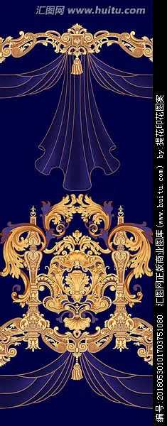 提花图案 壁纸 面料印花 窗帘