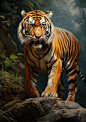 flemingfrank_A_huge_Tigerstanding_on_a_rock_ready_to_hunt_deep__462e1dc0-5814-46f2-bd79-d2888520758e