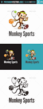 猴子体育标志——动物标志模板Monkey Sports Logo - Animals Logo Templates动物,动物,猿,篮球,卡通,黑猩猩,足球,有趣,有趣,孩子,孩子,吉祥物,猴子,足球,运动,网球,玩具,玩具 animal, animals, apes, Baskeball, cartoon, chimp, football, fun, funny, kid, kids, mascot, monkey, soccer, sport, tennis, toy, toys