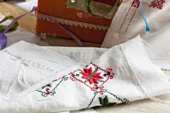 刺绣,工具,不完全的,美,艺术,水平画幅,纺织品,民间音乐,符号,古典式