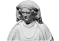 玛格丽特皇后石膏像 女人头像 - 雕塑模型 蛮蜗网