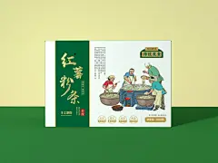 红薯粉条包装礼盒设计 - 小红书