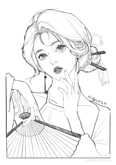 Kristine133采集到CR插画人物(二维|三维|古风|欧美|日漫)