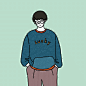 个性潮酷插画男生**微信头像套系