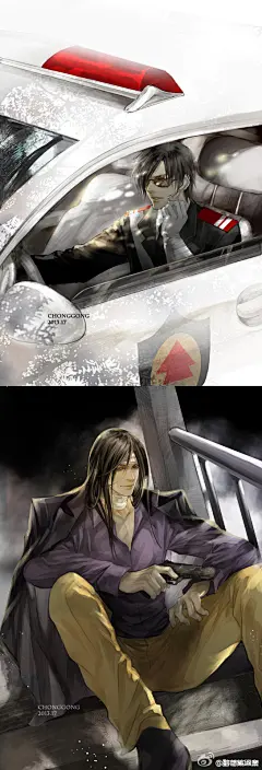 卧艹这个大大的画风、、、真没谁了就喜欢这种画风。 黑猫警长这个画风、、、卧艹我的童年 by:黯然销魂虫